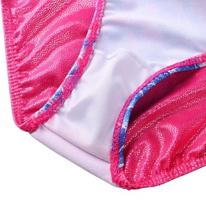 À la mode filles sirènes vêtements de danse bas quantité minimale de commande enfants Cheerleading justaucorps Sublimation maille manches entraînement quotidien Nylon soie - Product Image 3