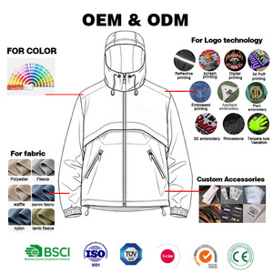 Custom Apparel Factory Fast Reorder Support ECO Recycled OEM ODM Leisure Lightweight Waterproof Quick-dry Jacket For Brands