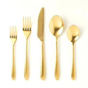 Excellent Quality Stainless Steel Wholesale at Lowest Price <b>Cutlery</b> Metal Hotel Luxury Flatware <b>Set</b> for Restaurant Royal Party - Product Image 1