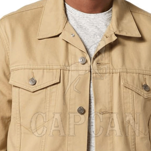 Professional Clothing Manufacturing <b>Denim</b> Jackets for Custom Color Men Best Selling Jackets With 100% Cotton <b>Material</b> - Product Image 3