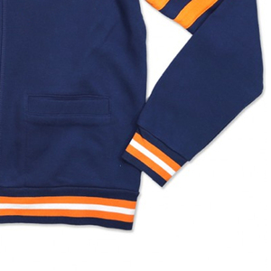 Ropa de Hermandad Universitaria Bordada en Griego Personalizada, Talla Grande, Corte Holgado, Unisex, Cárdigan Universitario, Cuello en V, Grueso, Antiarrugas, Frente - Product Image 4