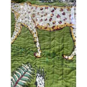 Sac à fermeture éclair vert style bohème imprimé jungle pour Amazon - Product Image 2