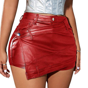 Falda de cintura alta sexy de nuevo estilo 2026, ajustada a la cadera y hasta la rodilla, para mujer, ropa urbana activa, falda para fiesta y discoteca - Product Image 3