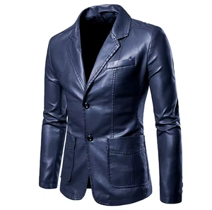 Blazer de Cuero Elegante, Ligero, Textura Suave, Opción de Marca Personalizada, para Looks de Negocios y Uso Diario en la Moda Femenina - Product Image 6