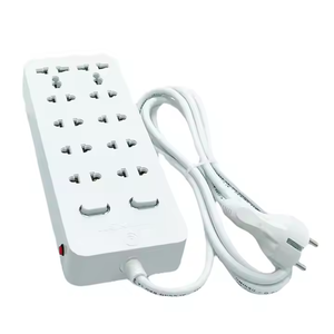 Ominsu ซ็อกเก็ตเสริม2500W พร้อมซ็อกเก็ตอเนกประสงค์2ตัวและซ็อกเก็ตสองขา8ตัวและสายไฟขนาด2.5ม.-สีขาว - Product Image 3