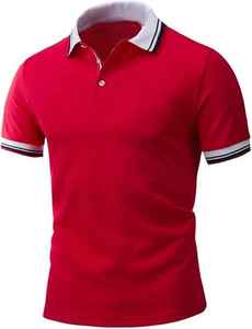 Polo para hombre de poliéster 100% con logotipo de impresión bordado personalizado de negocios - Product Image 6