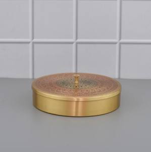 Metal masala container with 9 sections ideal for kitchen hotels and restaurants decoration organization and storage boxes - Product Image 2