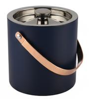 Seau à glace en acier inoxydable à double paroi, ensemble de barware, ensemble de seaux à glace à double paroi