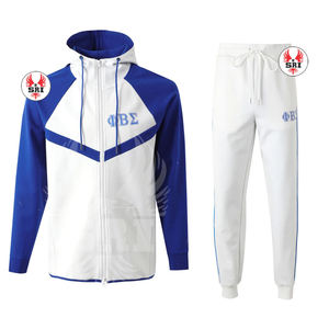 Survêtement en molleton pour homme avec broderie de la fraternité Phi Beta Sigma |   Survêtement personnalisé brodé pour garçons de la fraternité PBS - Product Image 3