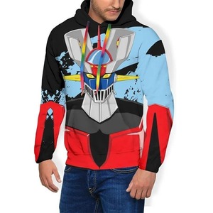 Sudadera con capucha de lana lisa de algodón grueso para hombre, personalizada, recortada, talla grande, anticontracción, de gran tamaño, 380-500GSM - Product Image 2