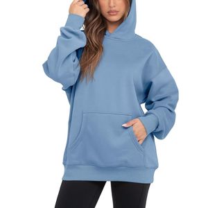 เสื้อฮู้ดแฟชั่นผู้หญิง สไตล์ลำลอง ผ้าฝ้ายผสมโพลีเอสเตอร์ ดีไซน์ทันสมัย รับผลิตแบบ OEM ODM ขายส่ง - Product Image 3