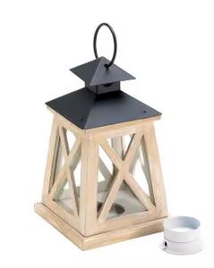 Linterna de vela de madera y Metal para decoración del hogar diseño Vintage linterna marroquí antigua hecha de portavelas de madera - Product Image 6