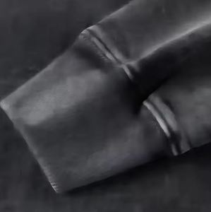 Pull-over à manches longues pour hommes, sweat à capuche grande taille délavé à l'acide avec logo personnalisé, nouveau design, sweats à capuche délavés à l'acide pour hommes - Product Image 4