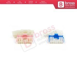 Clips de réparation de lève-vitre BWR317+BWR1198 Avant Droit A+B pour Golf MK6 A6 5K 5K1 AJ5 Variant 2008-2014 5 Portes 5K0837462 - Product Image 3