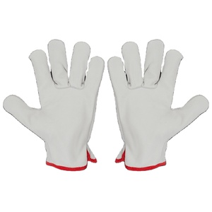 Guantes de Seguridad de Cuero Vacuno de Primera Calidad para Protección Industrial de las Manos, para Conductores, Construcción y Uso Doméstico - Product Image 1