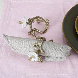 Snowflake <b>Butterfly</b> Aluminium Casting Napkin Rings High Quality Material for Wedding Birthday & Any Other Occasion Gifts - Product Image 5