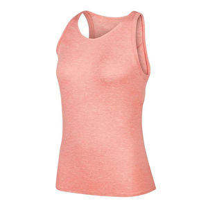 Débardeur sans manches avec logo personnalisé pour femmes 100% coton/polyester dentelle unie grande taille hauts d'entraînement de sport décontracté OEM été - Product Image 1