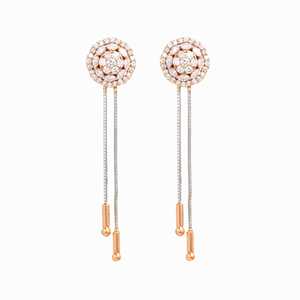 Boucles d'oreilles pendantes en diamant de rosée élégantes et luxueuses Collection de bijoux fins - Product Image 2