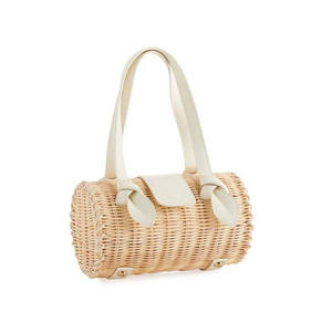 กระเป๋าถือสุดหรูสำหรับผู้หญิงกระเป๋าถือหวายกระเป๋าถือฟางแฟชั่นผลิตจากเวียดนามขายส่งโลโก้ hnh CRAFT ของเวียดนาม - Product Image 5