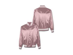 Chaqueta de bombardero de satén personalizada para hacer chaqueta de satén Chaqueta de seda de béisbol de satén para hombres - Product Image 6