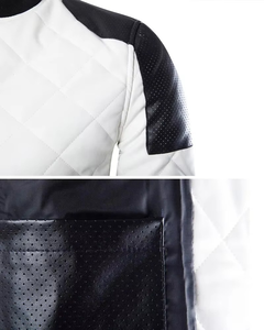 Chaqueta de Motociclista de Cuero Personalizada para Hombre, Chaqueta de Motociclista Ajustada con Cierre, Chaqueta Clásica de Cuero Vacuno Hecha en Pakistán - Product Image 6