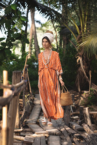 Kimono Elegante de Rayón Bordado para Mujer, Túnica de Playa, Ropa de Dormir de Manga Larga para Verano - Product Image 2