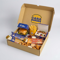Emballage personnalisé pour boîte à goûter, boîte à goûter personnalisée de qualité alimentaire avec impression de logo pour les plats à emporter