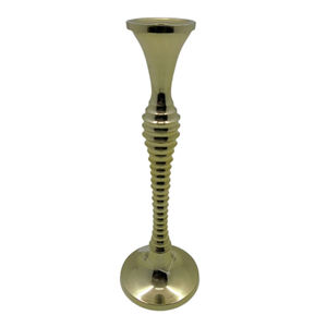 Aluminum Latest Decorative <b>Candle</b> Stand Nickel <b>colour</b> <b>Candle</b> Stand For Wedding & Home Decoration Handmade - Product Image 4