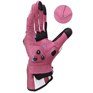 Guantes de Motociclismo de Cuero Impermeables y Transpirables, Protección Completa para las Manos, Resistentes al Viento, Unisex - Product Image 6