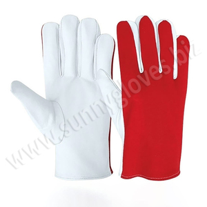 Gants de sécurité de travail en cuir de chèvre/gants d'assemblage/gants de travail - Product Image 1
