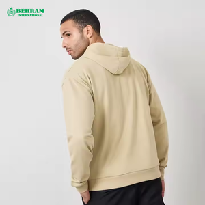 Sudadera con capucha con cremallera de gran tamaño 250 GSM de algodón de alta calidad superventas - Product Image 1