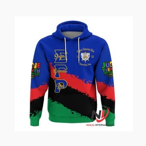 Sudadera con capucha de logotipo personalizado de alta calidad 60% algodón 40% poliéster 350 GSM bordado polar Royal Golden Sigma gamma Rho - Product Image 2