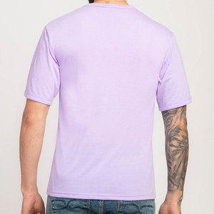 Summer Wear T-shirt à manches courtes personnalisé en couleur pour hommes avec sérigraphie Outfit Newest Style Men Screen Printing T-Shirt - Product Image 2