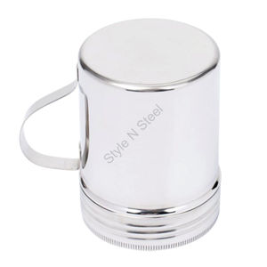 Salero y pimentero de acero inoxidable con asas - Product Image 6