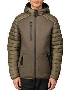 แจ็กเก็ตผ้านวมแบบมีซิปของผู้ชายเสื้อแจ็คเก็ตบุนวมยืดหยุ่นแขนบางพิเศษแจ็คเก็ตแฟชั่นน้ำหนักเบากันความร้อนระบายอากาศได้ดี - Product Image 6