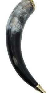 Corne de buffle de haute qualité Viking corne à boire sculptée à la main en verre naturel réglable Style animal Unique pour mariage religieux - Product Image 2
