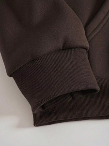 Sudadera unisex de forro polar grueso con pedrería, estilo urbano, con diseño de cristales, para invierno, pedidos al por mayor - Product Image 3