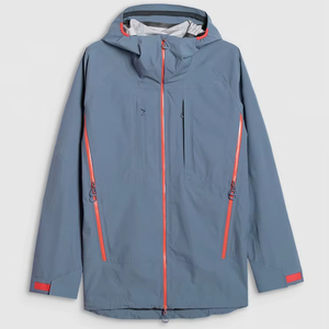 Chaqueta de Esquí Gris de Diseño Personalizado 2026, Chaqueta de Esquí Impermeable para Hombre, Abrigo de Nieve Cortavientos, Transpirable para Snowboard - Product Image 1