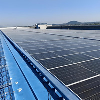 Supports de montage solaire en métal ondulé pour terrains ouverts/terrestres, avec rails de fixation intermédiaires, surface anodisée, résistance au vent - Fournisseur d'usine Jchx