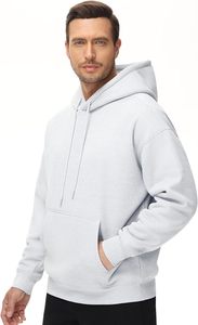 Nouveau Pull Polaire Homme Hiver 2025 à Capuche, Teint en Pièce, en Polyester/Coton, Séchage Rapide, Doublé - Product Image 3