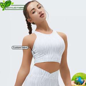 Soutien-gorge de sport Yoga grande taille, vente en gros quantité minimale de commande OEM ODM, haute qualité pour femmes, Gym, rembourré, Sexy, sans couture, à fort Impact, entraînement et Fitness - Product Image 4