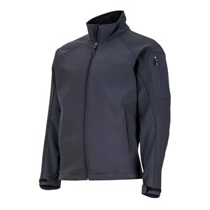 Veste Softshell d'hiver pour homme avec col montant et logo sur le devant, design personnalisé 2025, coupe-vent, imperméable, séchage rapide, respirante - Product Image 5