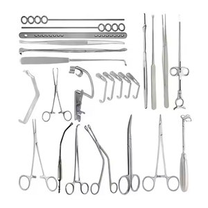 Ensemble d'instruments chirurgicaux manuels les mieux notés de vente chaude en acier inoxydable de haute qualité pour l'amygdalectomie et l'adénoïdectomie - Product Image 1