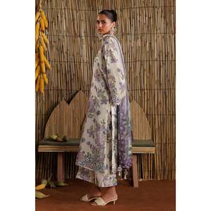Haut à manches trois-quarts en tissu lawn brodé style bohème SF-4528 - Product Image 6