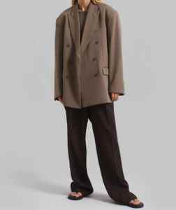 Moda mujer Blazer versátil traje de oficina chaqueta, ropa de negocios informal inteligente, ropa de abrigo elegante de manga larga ligera - Product Image 5