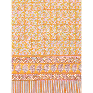 BLOCKS of INDIA Hand Block Printed Cotton Super <b>King</b> <b>Size</b> Bedsheet 245 X 270 CM Color 1 Product Category Fitted & Flat Sheets - Product Image 3