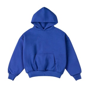 350GSM Custom Heavyweight <b>Oversized</b> Hip Hop <b>Hoodie</b> High Quality Loose Fit Thickened Solid Color Fashion <b>Hoodie</b> <b>for</b> <b>Men</b> - Product Image 2