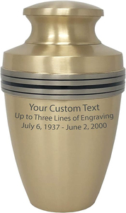 โกศโลหะสำหรับเผาเถ้ากระดูกโกศอะลูมิเนียมแดงสำหรับงานศพ - Product Image 3