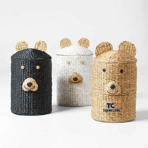 Cesta de jacinto de agua ecológica, innovador, de alta calidad, para almacenamiento y decoración, vietnamita - Product Image 3