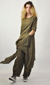Mono de Yoga Tradicional Vintage para Mujer con Cintura Alta y Mangas Abullonadas, de Secado Rápido, para Dormir en Verano - Product Image 4